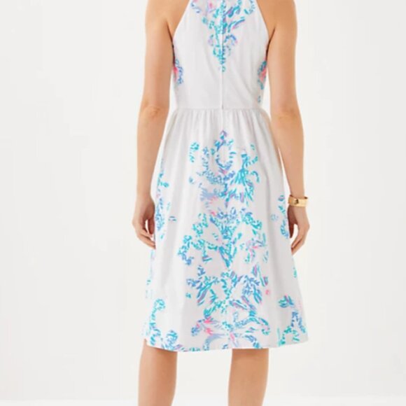 Lilly Pulitzer Gianne Midi Dress Resort white Size 4 - Picture 2 of 6
